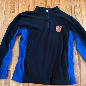 Mens Knicks fleece sweatshirt size LT